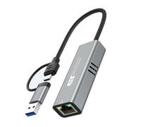 XAGMODSHN USB 5Ghz Gigabit Ethernet Adapter With USB3.0 And Type C Port For Fast And Stable Internet Connection
