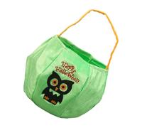 XAGMODSHN Velvets Candy Bag with Pumpkin Shape Spacious Storage Bucket Holiday Themed Accessory for Children Parties Velvets Halloween Party Accessories