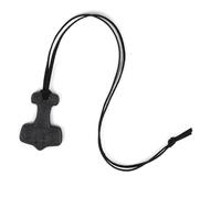 XAGMODSHN Vikinges Hammer Necklace for Men, Mjolnir Charm Necklace Leather Mjolnir Amulet Pendant Necklaces Jewelry Vikinges Gifts Talismans Jewelry
