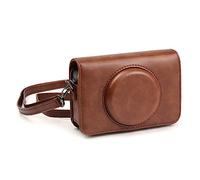 XAGMODSHN Vintage PU Leather Camera for Case Protective Camera Bag with Strap Replacement for C210R Mini Shot 2 Camera