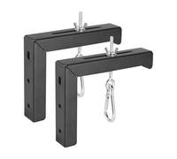 XAGMODSHN Wall And Ceiling Projector Screen Brackets 6Inch Extendable Arms With Hooks Easy Installation Holds 80Lbs Holder