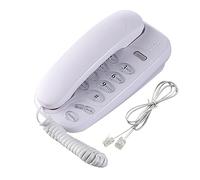 XAGMODSHN Wall Mounted Phone Fixed Landline Desktop Telephones with Call Light, Mute, Pause, and Redial Function Clear Sound Pause