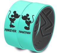 XAHH Silicone Couple Ring,Forever Together Promise Engagement Wedding Band,Mickey Minnie Mouse Kissing Design Lovers Ring, Silicone, No Gemstone