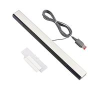 Xahpower Sensor Bar for Nintendo Wii, Infrared Ray LED Replacement Wired Sensor Bar Compatible with Wii/Wii U Console with Clear Stand