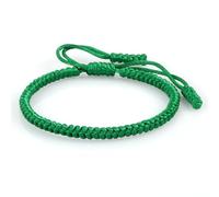 XAIODRAGONSKY Hand-Knitted 2PC Lucky String Bracelet Adjustable Tibetan Buddhist Prayer Yoga Mala Bracelets Kabbalah Protection Couple Jewelry, 7-11 IN, rope bracelet for women, no gemstone