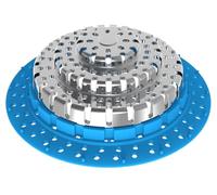 XAJOON Drain Hair Catcher/Bathtub Shower Drain Hair Catcher(Blue) /Suitable for Bathroom Bathtub, Regular Drains. (Patented Product)