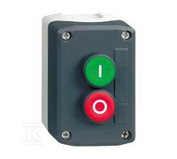 XALD213 Fi22 Dark Gray Control Station Green/Red Momentary Button