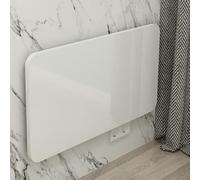 Xalteafe Folding Table On The Wall,Wall Mounted Table Folding,Wall Mounted Desk Folding,Adjustable Steel Bracket,Smooth And Scratch Resistant,Suitable For Laptops,Books Or Tableware