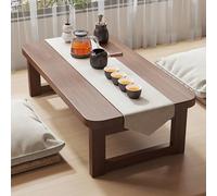 Xalteafe Japanese Style Low Coffee Table,Japanese Table For Floor Sitting Dining,Rectangular Tatami Tea,No Assembly,Multifunctional,With Leg Latches,For Sitting On The Floor