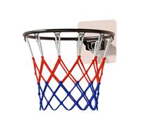 Xalteafe Wall-Mounted Basketball Hoop,Basketball Rim Replacement,Hoop Net And Wall Mounting Fixings Folding,Easy To Install,Reinforced,For Backyard,Outdoor,Indoor,Teens,Adults