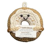 Xaluon Easter Basket Stuffers Essentials, Inspirational Birthday Graduation Motivational Crochet Donut Gifts for Moms, Dads, Best Friends, or Even Coworkers