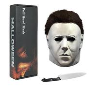 Xambop Michael Myers Mask Original 1978, Realistic Horror mask Scary Halloween Cosplay mask