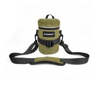 XAMOREST Camera Lens Case Lens Canvas Bag Compatible with Canon EF 18-135MM/EF-S 15-85MM/EF 24-70MM F4L, Nikon AF-S 18-140MM/AF-S 85MM F/1.8G/AF 70-300MM Below 3.35" x 5.71"(D x L)(Green)