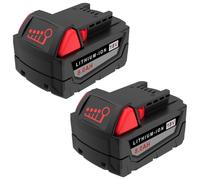 XAMP 18V Battery Replacement for M18 Battery 8.0Ah, Battery Compatible with Tools and Chargers, Compatible with 48-11-1850, 48-11-1852, 48-11-1865, 48-11-1862 etc Cordless Tools (2Pack)