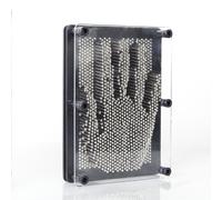 Xample 3D Clone Pin Art Toy Hand Mold Metal Board Handprint Needle Toy in Silver Xample Silver