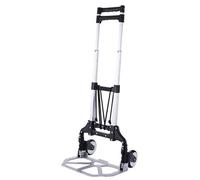 Xample 80Kg Heavy Duty Lightweight Folding Hand Sack Trolley Industrial Warehouse Cart With Barrow Design, Portable Hand Truck For Easy