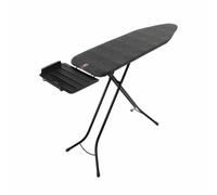 Xample Brabantia Ironing Board B With Metal Steam Unit Holder Adjustable 69-96Cm, Fairtrade Cotton Cover, Child & Transport Lock, Durable