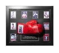 Xample British Boxing Legends Signed Framed Everlast Boxing Glove, Autographed Memorabilia