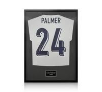 Xample Cole Palmer Signed Framed Chelsea Football Shirt With Black Mount, Certificate Of Authenticity.