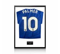 Xample Cole Palmer Signed Framed Chelsea Football Shirt With White Mount, Certificate Of Authenticity.