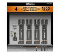 Xample Duracell 1500 Lumen Dual Power Flashlight 4 Pack, Usb-C Rechargeable, Aaa Battery, Multi-Brightness Led Torch