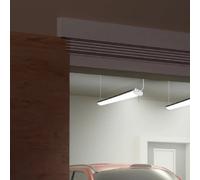 Xample Feit 4Ft 1.2M Led Shop Light With Motion Sensor, 10,000 Lumens, 4000K Cool White, Multi-Directional, Linkable, Pull Chain