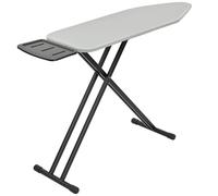Xample Folding Ironing Board Lightweight Adjustable Non-Slip Iron Boards - 145cm x 38cm in Grey | Size: 145 cm x 38 cm Xample Grey 145 cm x 38 cm