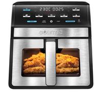 Xample Gourmia 7.6L Digital Air Fryer With Viewing Window & Interior Light - 7 Preset Functions, Preheat & Turn Reminder, Nonstick Basket