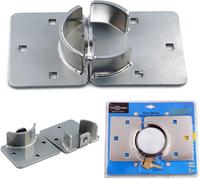 Xample Heavy Duty Van Garage Shed Door Security Padlock 73mm Steel & Hasp Set High Security Shackle Lock For Van, Garage ,shed& Doors