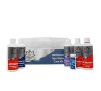 Xample Inspire Premium Bromine Spa Chemical Starter Kit - 6-Pack Water Treatment, Fresh Scent, Skin-Softening & Hot Tub Protection