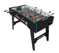 Xample Kickmaster 4Ft Quick Folding Football Table Fast Play Pitch, Telescopic Rods, Scoring System, Level Adjusters & 2 Balls Included