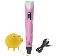 Xample Kids 3D Drawing Printing Pen With Lcd Screen Birthday Gift Creative Diy Drawing Tool For Children, With Pla/abs Filaments - Pink