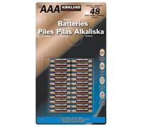 Xample Kirkland Signature Alkaline Aaa Batteries 48 Pack Long Lasting Power, 7-Year Shelf Life, Reliable Leak-Resistant Performance