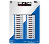 Xample Kirkland Signature Alkaline Aaa Batteries 48 Pack, Shelf Life, No Mercury Added, Long-Lasting Household Batteries
