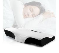 Duffy Perfect Orthopedic Pillow, Memory Foam Pillow, Cervical Contoured Neck Pillow, Side Sleeper Pillow, Pillows for Neck Pain, Anti Snore Pillow, Neck Support Pillow, Bed Pillow