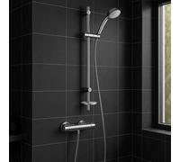 Xample Methven Deva Garton Cool Touch Thermostatic Bar Shower Kit 3-Function Head, Rail, 38 C Stop, High Pressure