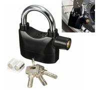 Xample Motion Sensor Alarm Padlock Waterproof Anti Lock With Wireless Siren For Bike, Motorbike, Shed, Garage & Outdoor Security