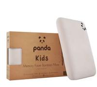Xample Panda Kids Memory Foam Bamboo Pillow For Children 4+ Years - Orthopaedic Support, Hypoallergenic, Washable Bamboo Cover