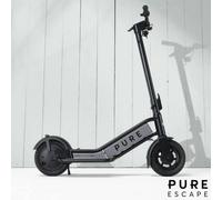 Xample Pure Escape Pro+ Folding Scooter Electric In Black 40.9 Mile Range, 15.5Mph, 500W Motor, Ip65, Cruise Control, 10" Tyres