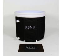 Xample R3Nu Sauna Steam Pod + Ice Plunge Recovery Pod - Portable Personal Steam Sauna & Cold Therapy Tub, 9 Steam Levels, 540L Capacity