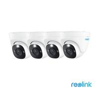 Xample Reolink 8Mp (4K) Poe Ai Turret Security Camera 4-Pack - Smart Person/vehicle Detection, 30M Colour Night Vision