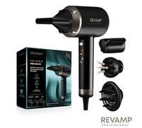 Xample Revamp Enigma Precision Hair Dryer Dr-7000-Gb -175Km/h Air Speed, 4 Heat & 3 Speed Settings, 4 Magnetic Styling Attachments