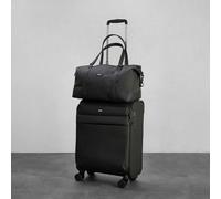 Xample Rock Harper 2-Piece Cabin Suitcase & Holdall Luggage Set - Tsa Lock, 8 Wheels, Ryanair Cabin Size, Black