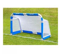 Xample Samba Sports 5Ft X 3Ft Folding Aluminium Football Goals 2 Pack Lightweight Portable Training Match Goal Set Quick Setup Garden Use