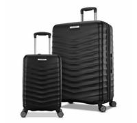 Xample Samsonite Precision Dlx 2 Piece Luggage Set Polycarbonate Spinner Expandable Tsa Lock Cabin Large Suitcase Black