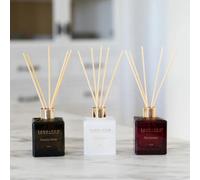 Xample Sand & Fog Reed Diffuser Gift Set 3 Pack 180Ml, Essential Oil Home Fragrance With Reeds, Floral Jasmine, Fresh Breeze & Pistachio
