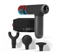 Xample Sharper Image Percussion Pro+ Hot & Cold Compact Massager Heat 46 C & Cold 3 C Therapy, 4 Heads, Led Display