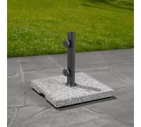 Xample Sunvilla Pembrooke 27Kg Granite Umbrella Base Heavy Duty Patio Parasol Stand With Wheels & Handle, Fits 5Cm Poles