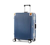 Xample Swiss Military 60Cm Medium Hardside Suitcase - Navy Travel Case With German Polycarbonate Shell, Tsa Lock & 360 Urethane Wheels