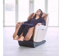 Xample Synca Circ+ Massage Chair Beige, Japanese Shibui Design, Quad Roller Technology, Zero Gravity, Heat Therapy, Wireless Remote
